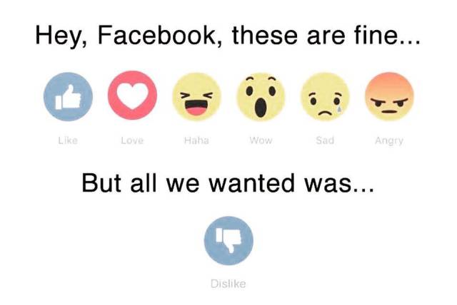 Facebook reactions are fine, but still missing what everyone wanted.