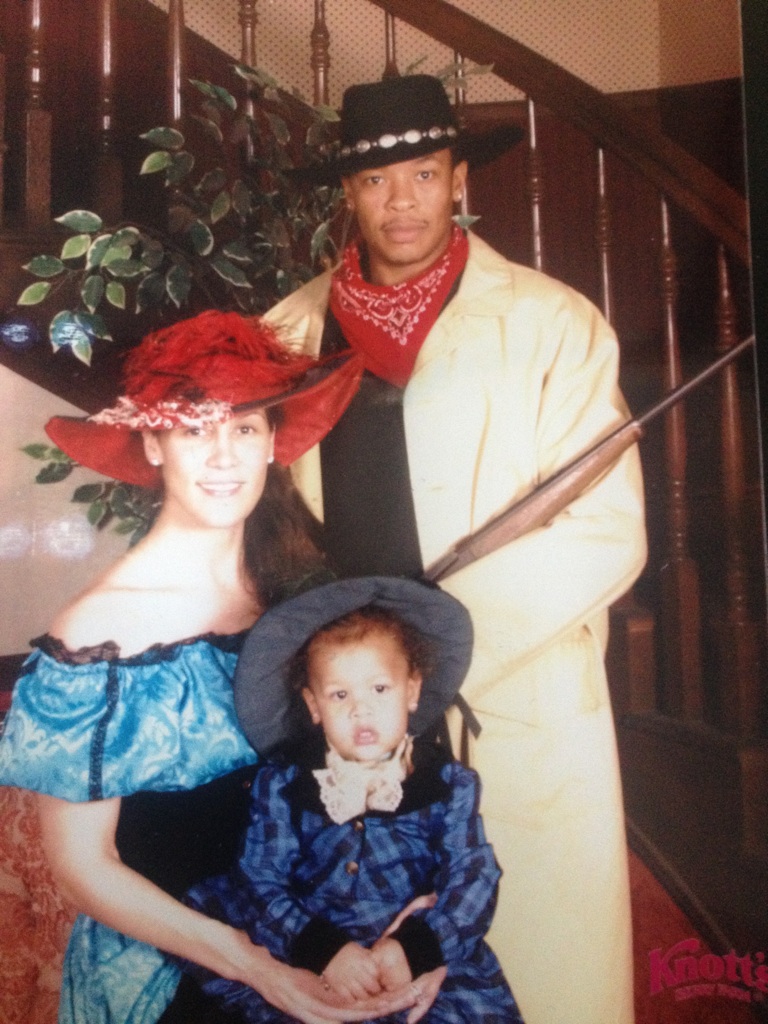 Famous Rapper and Producer Dr. Dre taking it back extremely old school at Knott's Berry Farm.