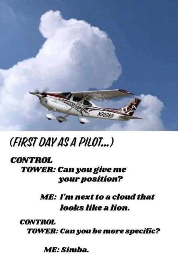 First day as a pilot.