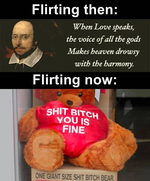 Flirting: Then and Now