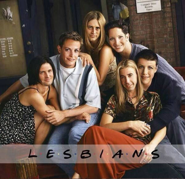 'Friends' TV show spin-off called 'Lesbians'.