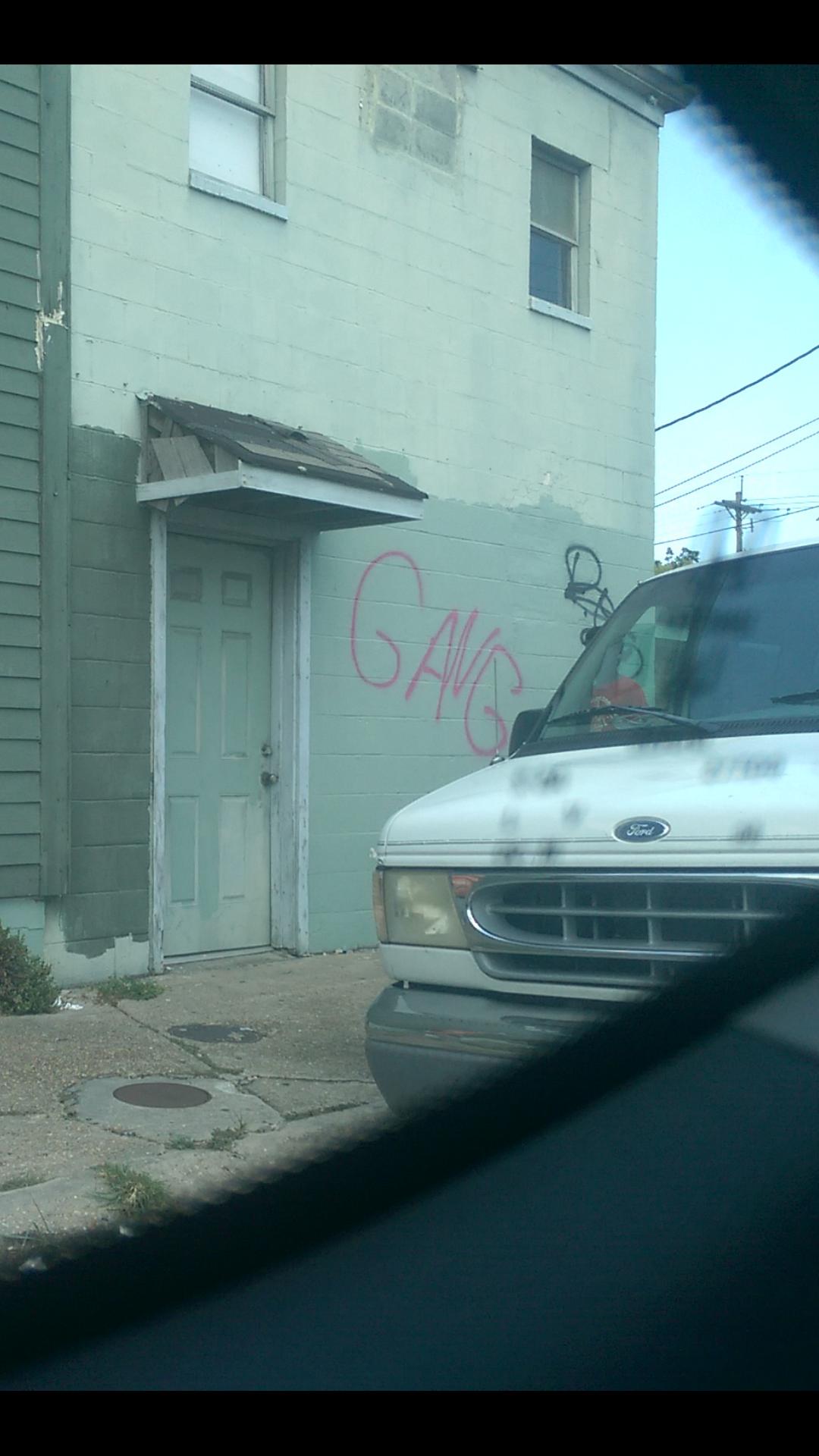 Gang members are getting so generic with their tagging these days.