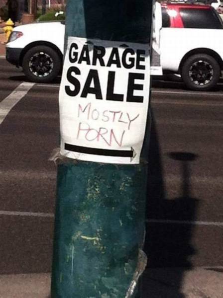 Garage sale.