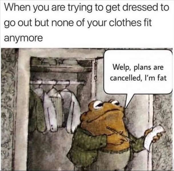 Getting ready to go out.