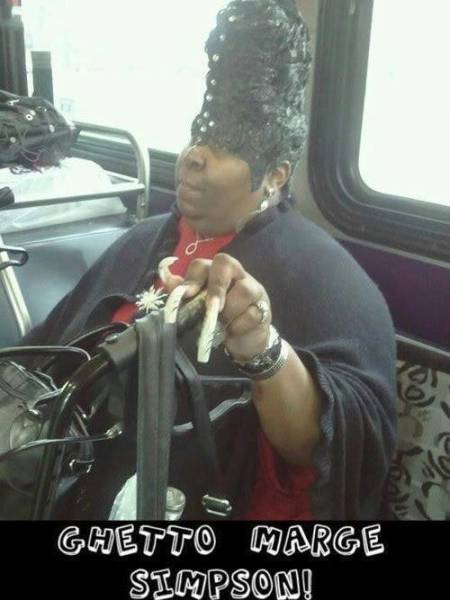 Ghetto Marge Simpson.