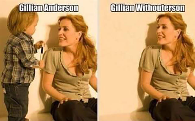 Gillian Anderson...