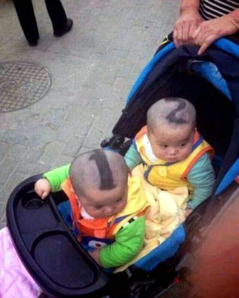 How to tell identical twins apart.
