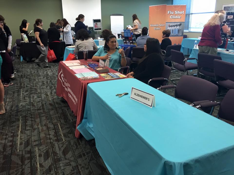 Guess who forgot to show up to the Health Fair? Alzheimer's sucks!
