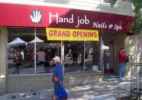 Hand Job Grand Opening