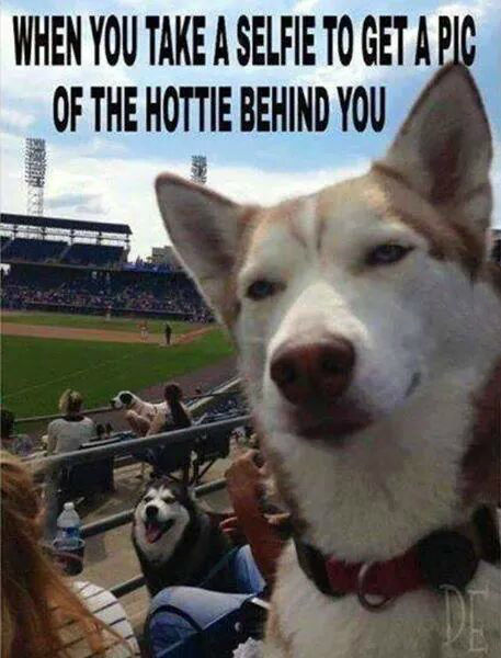 Have you ever taken a selfie just to get a picture of a hottie behind you?
