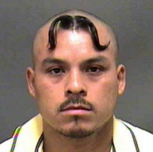Having a mustache is cool but on  your head not so much