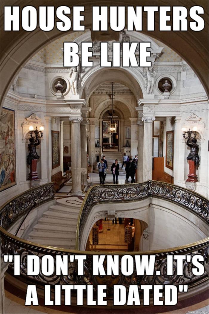 House hunters always complain that everything needs to be updated. Just wait a few years and it will be cool again.