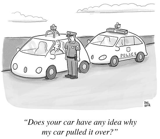 How a traffic stop in the future might look.