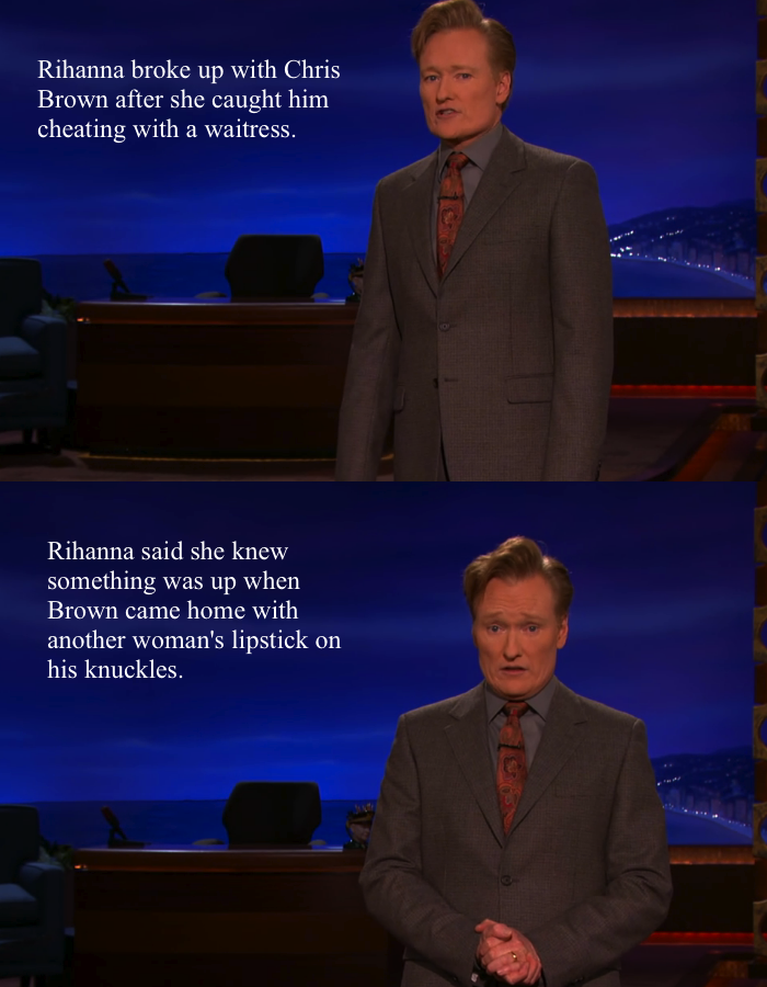 How Rihanna found out Chris Brown was cheating on her with a waitress.