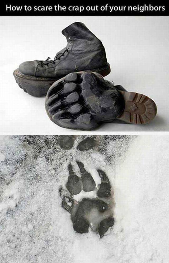 How to scare the crap out of your neighbors.