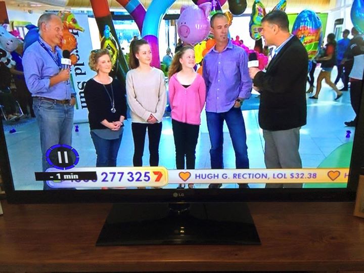 Hugh G. Rection is a giving man who donated to a good cause.