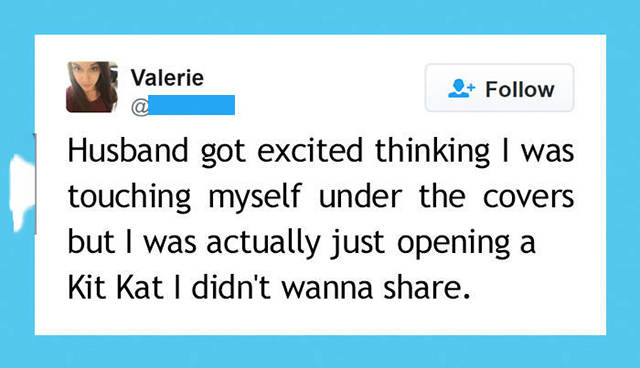 Husband got excited thinking I was touching myself under the covers.