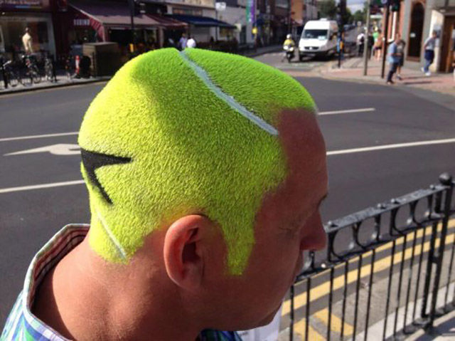 I Believe This Man Might Be A Huge Tennis Fan.
