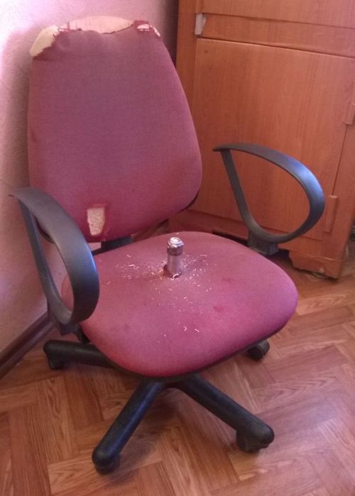 Someone may have gotten anally violated here.