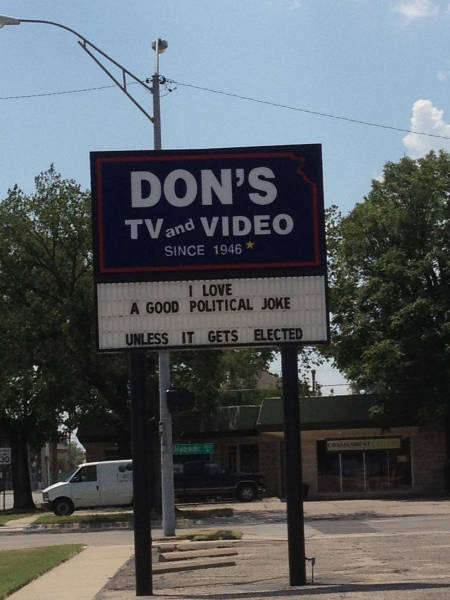 I love a good political joke.