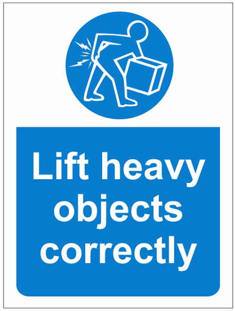 I was always taught to lift with the knees not grab item with one hand while using other hand to squeeze buttocks