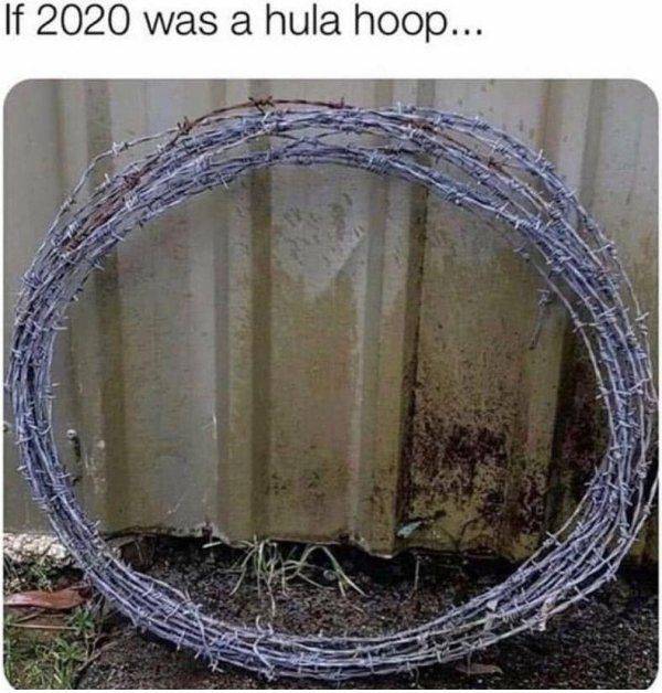 If 2020 was a hula hoop.