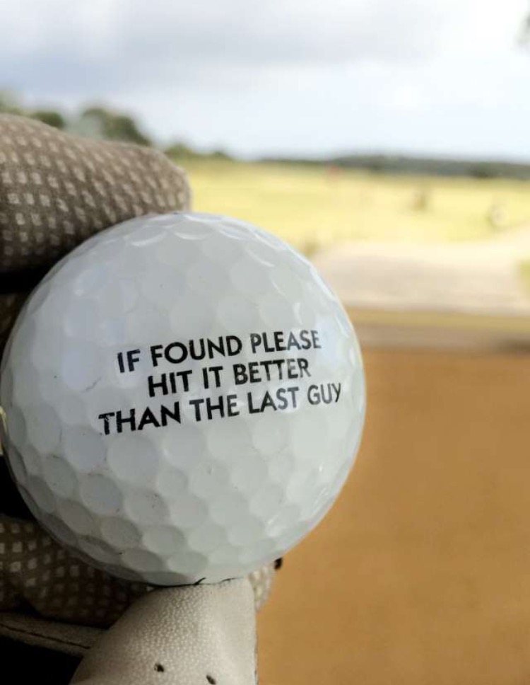 If found please hit it better than the last guy.
