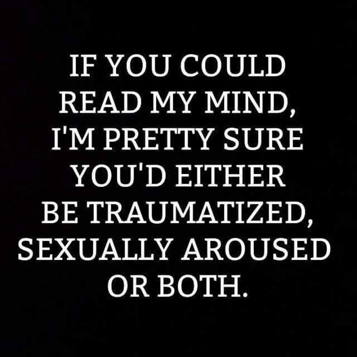 If only you could read my mind....