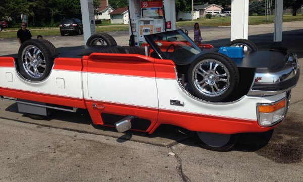 If You Saw This Truck Driving Down The Road It Might Be Rather Confusing.