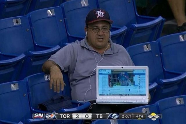 If Your Friend Can't Make It To The Ball Game You Can Still Bring Him With You.