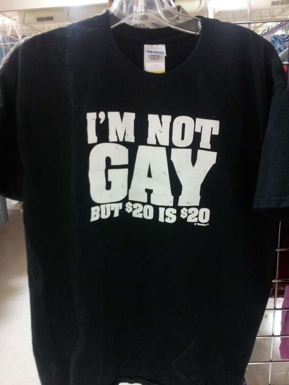 I'm not gay...