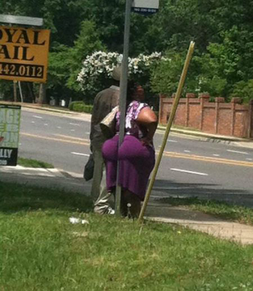 Is she stuck or just taking care of an itch?