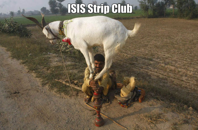 ISIS strip club.