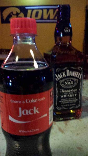 Jack and Coke go together like Dick and Jane