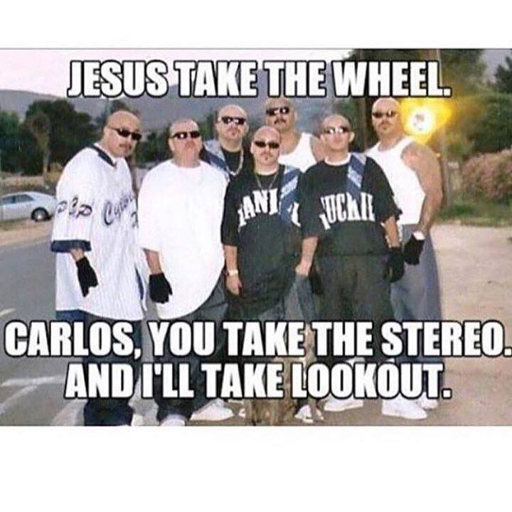 Jesus take the wheel.