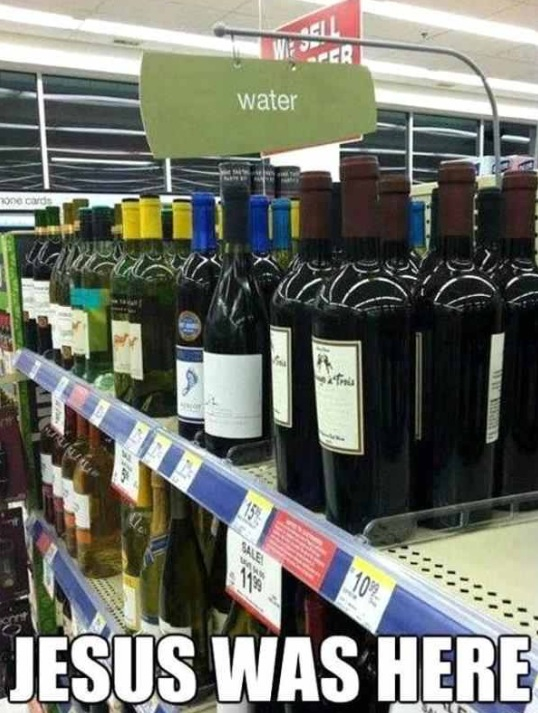 Jesus was here.