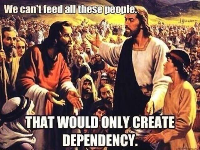 Republican Jesus was right.