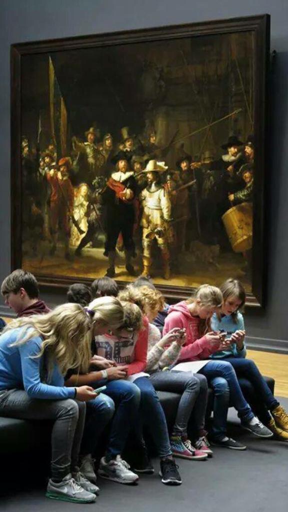 Kids These Days Would Rather Play Candy Crush Than Admire a Rembrandt Painting.