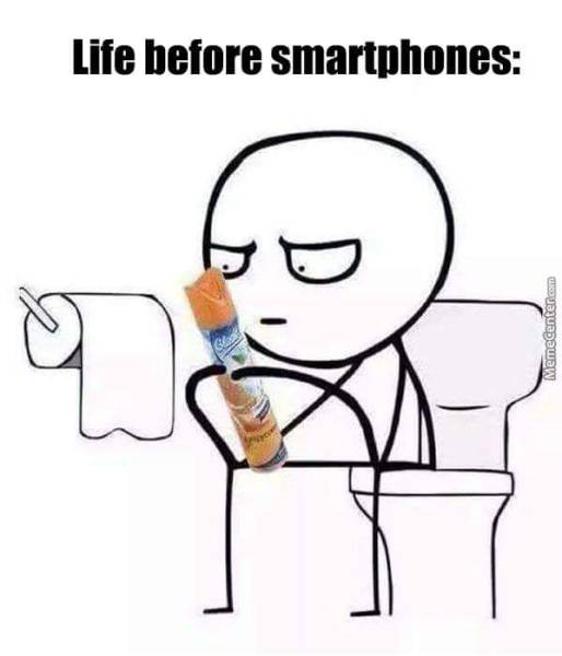 Life before smartphones.
