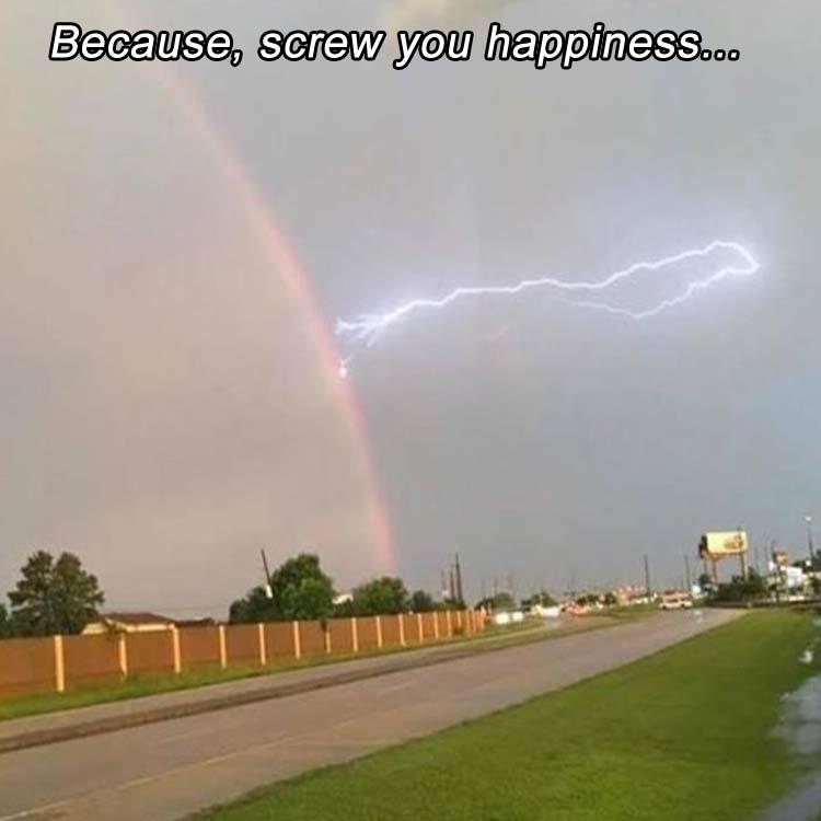 Lightning vs. Rainbow