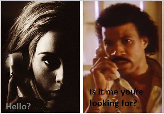 Lionel Richie is still wondering if anyone is looking for him.