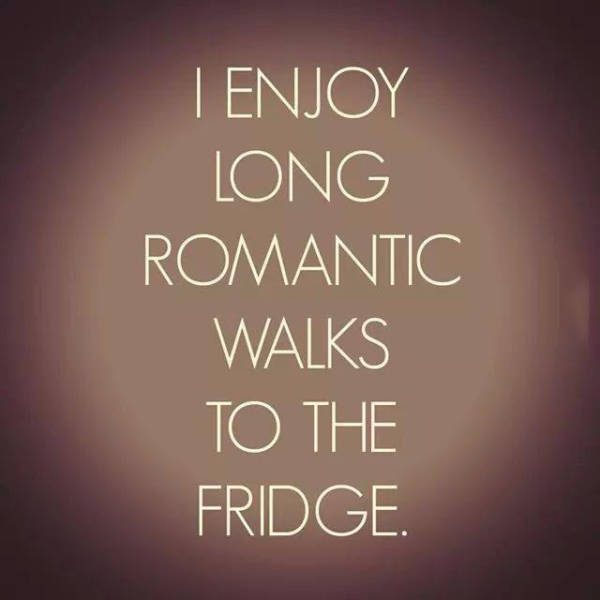 Long romantic walks don't always have to be at the beach.