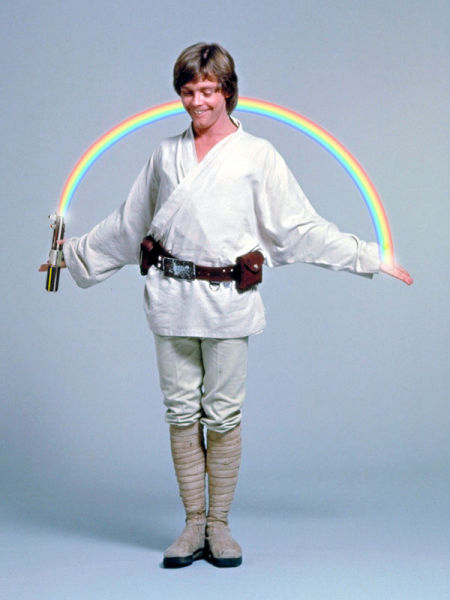 Luke Skywalker has finally come out of the closet.