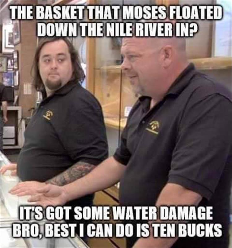 Making a deal with the Pawn Stars.