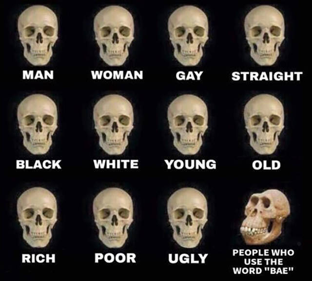 Man, woman, gay, straight, black, white, young, old, rich, poor, ugly, are all the same.
