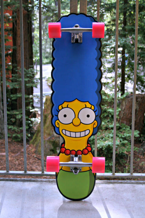 Marge Simpson skateboard.