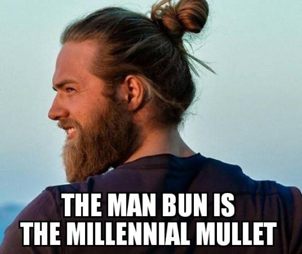 Millenial mullet.