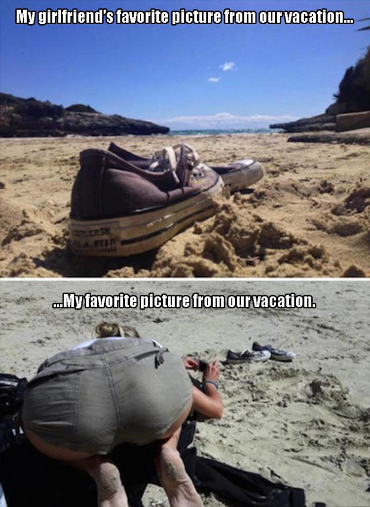 My girlfriend's favorite picture from our vacation and mine.