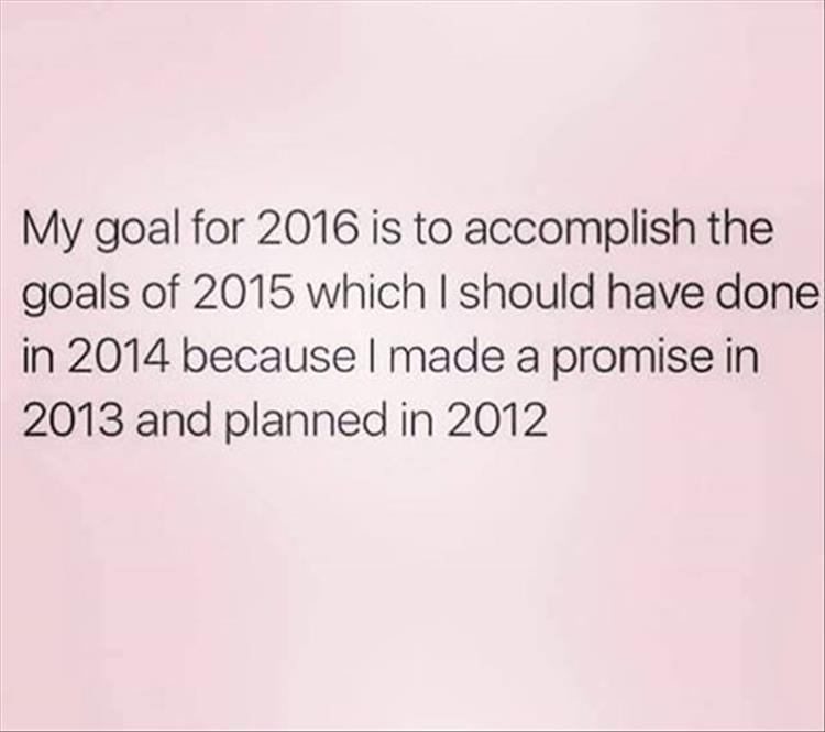 My goal for 2016.
