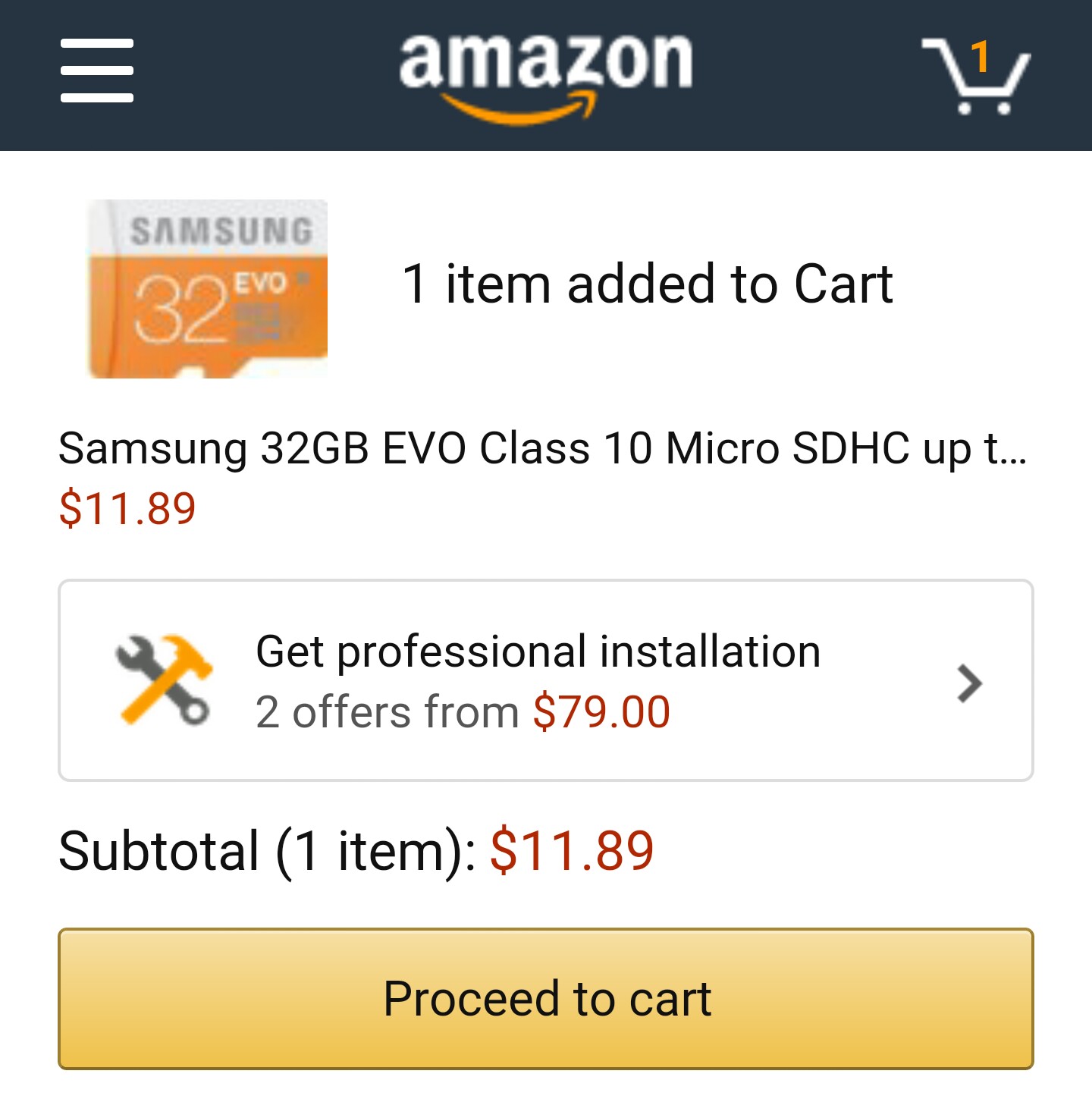 Need help with that new SD card? Don't worry, professional installation is available.
